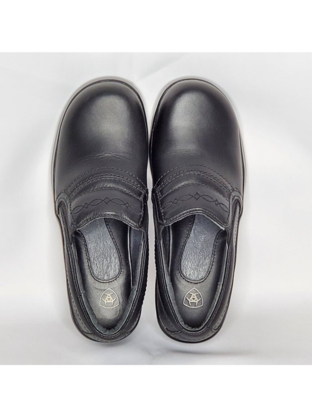 Ariat Expert Safety Clog Slip-On Shoes 8B Composite Toe Nurse Work Matte Black - Picture 5 of 8